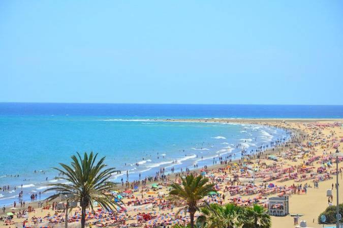 Bungalow Playa Del Ingles Santa Fe 56 Eksteriør billede
